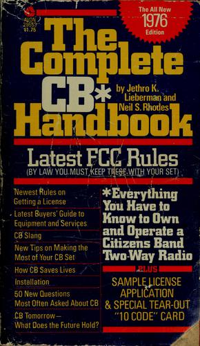 Cover for The complete 1977 CB handbook