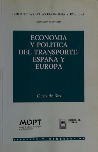 Cover for Economía y política del transporte