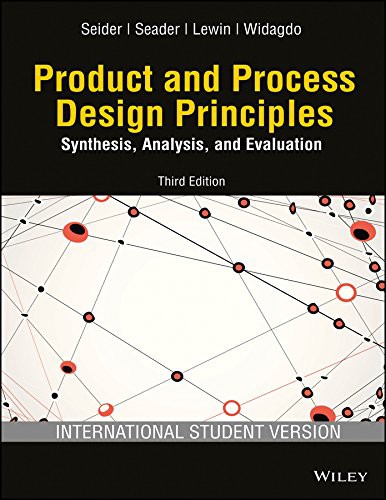 Cover for Product and Process Design Principles