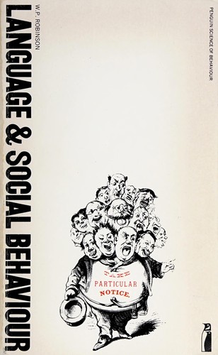 Cover for Language and social behaviour
