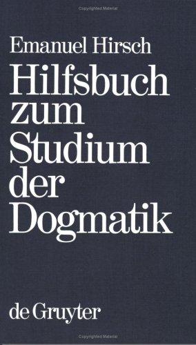 Cover for Hilfsbuch zum Studium der Dogmatik.