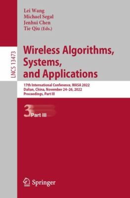 Cover for Wireless Algorithms, Systems, and Applications