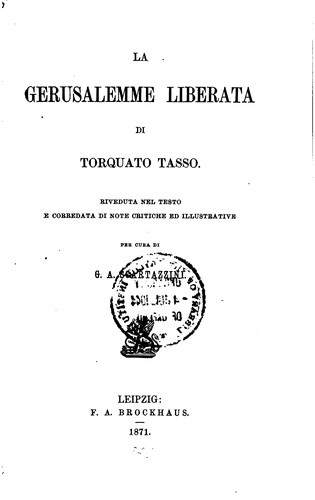 Cover for La Gerusalemme liberata di Torquato Tasso