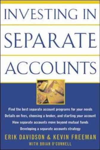 Cover for Investing in Separate Accounts