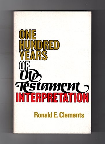 Cover for One hundred years of Old Testament interpretation