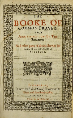 Cover for The booke of common prayer, and administration of the sacraments