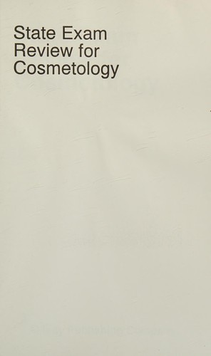 Cover for State exam review for cosmetology.