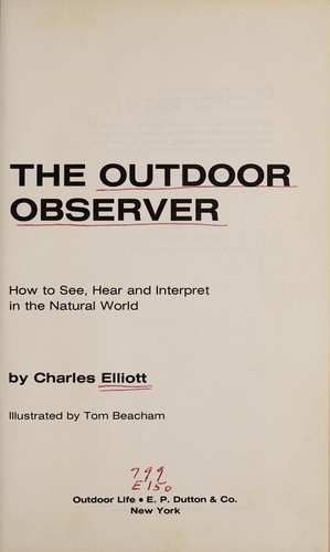 Cover for The outdoor observer