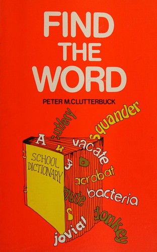 Cover for Find the word
