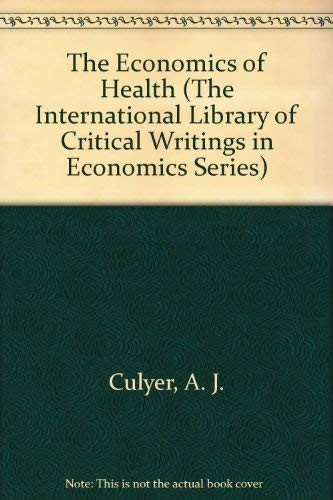 Cover for The Economics of health