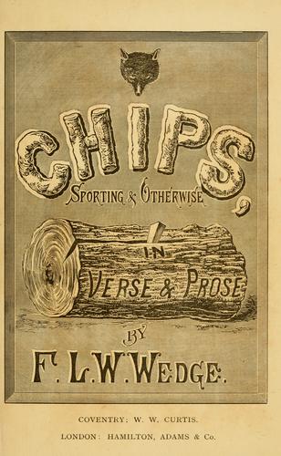 Cover for Chips, sporting & otherwise
