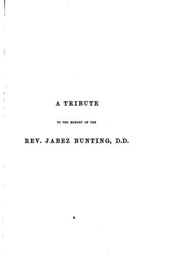 Cover for The servant of his generation. A tribute to the memory of the rev. Jabez Bunting: a sermon: with ...
