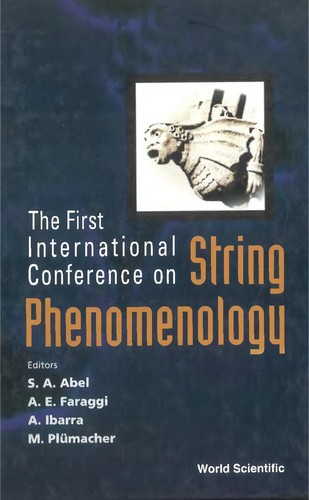 Cover for String phenomenology