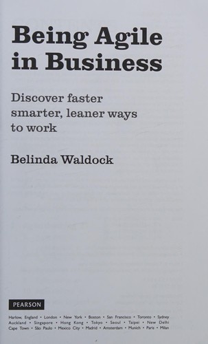 Cover for Being agile in business