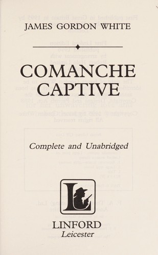 Cover for Comanche Captive