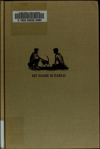 Cover for My name is Pablo