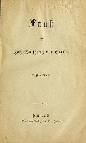 Cover for FAUST