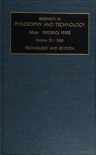 Cover for Research in Philosophy & Technology