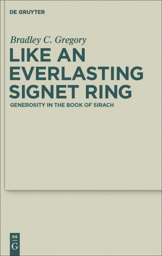 Cover for Like an everlasting signet ring