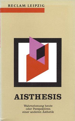 Cover for Aisthesis