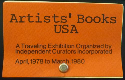 Cover for Artists' books USA
