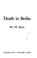 Cover for Death in Berlin
