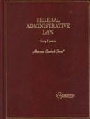 Cover for Federal administrative law