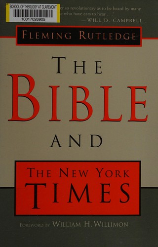 Cover for The Bible and the New York Times