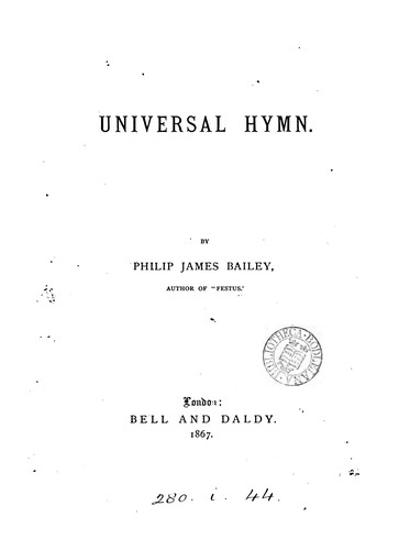 Cover for Universal Hymn