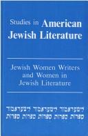 Cover for Jewish Women Writers and Women in Jewish Literature
