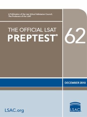 Cover for The Official Lsat Preptest 62
