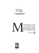 Cover for Memoria de la pintura dominicana