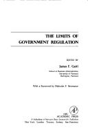 Cover for The Limits of government regulation