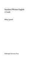 Cover for Standard written English