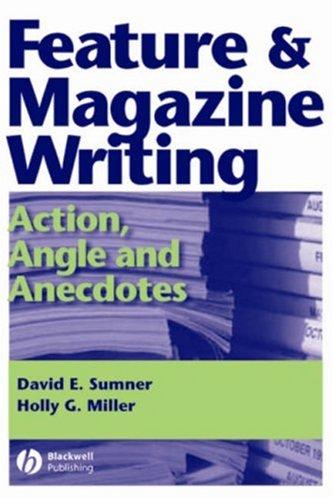 Cover for Feature and magazine writing
