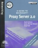 Cover for MCSE Guide to Microsoft  Proxy Server 2.0