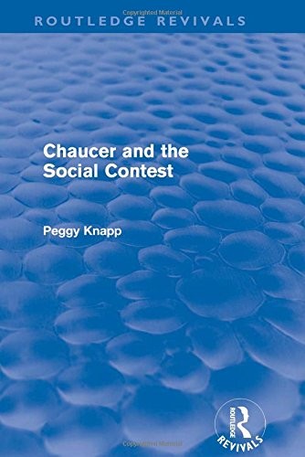 Cover for Chaucer and the Social Contest