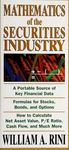 Cover for Mathematics of the Securities Industry