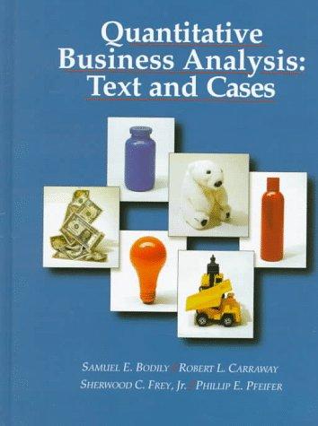 Cover for Quantitative business analysis