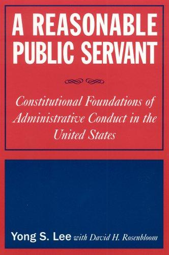 Cover for A Reasonable Public Servant