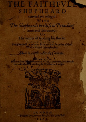 Cover for The faithful shepheard