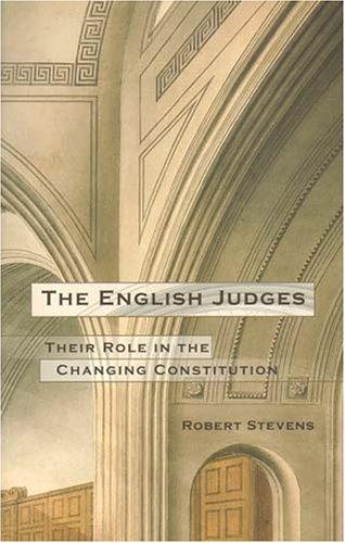 Cover for The English Judges