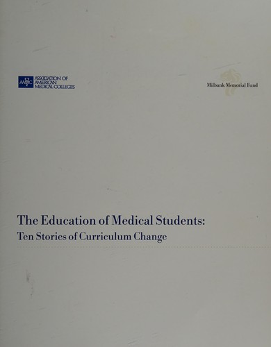Cover for The education of medical students