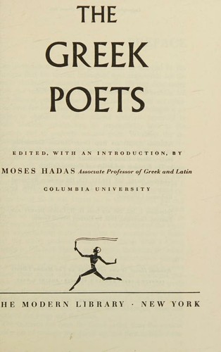 Cover for The Greek poets