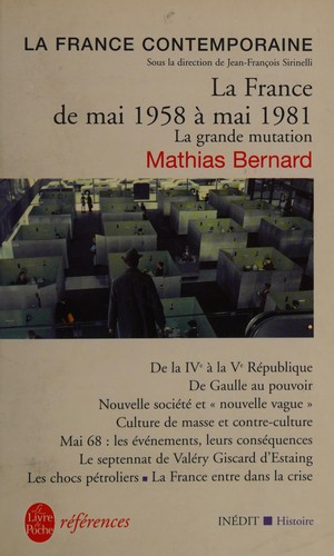 Cover for La France contemporaine