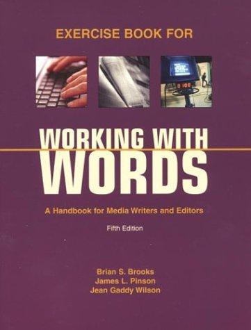 Cover for Exercise Book for Working with Words