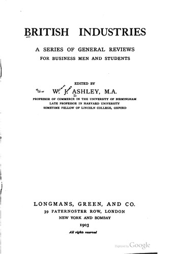 Cover for British industries