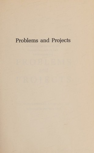 Cover for Problems and Projects