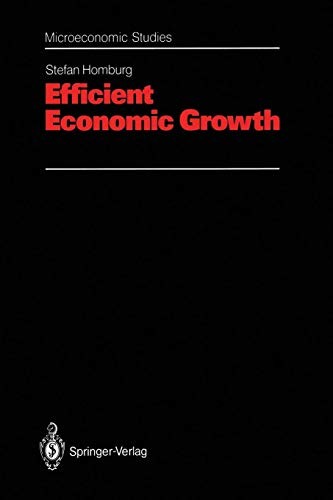Cover for Efficient Economic Growth