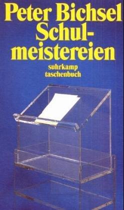 Cover for Schulmeistereien.